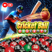 Cricket Ball Roulette jili kk casino icon